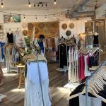 An upscale, boho dress shop in Cape Cod.