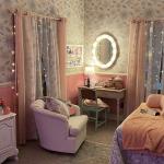 A teenage girl's bedroom.