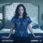 Mary-Louise Parker as Janey, in her suicidal aunt's luxury condo.
