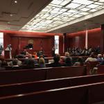 The Bridgeton Courthouse interior, with Glynn Turman as the Judge.