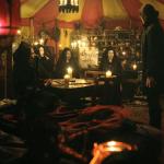 The Carnival tent of the witches known as The Four Who Speak As One in SLEEPY HOLLOW.