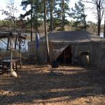 A French and Indian war camp in SALEM.