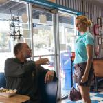 Woody Harrelson and Laura Linney in Suncoast.